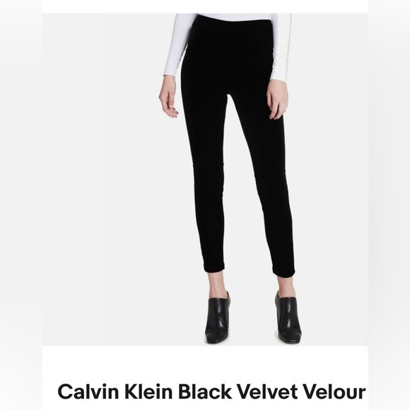 Calvin Klein velvet leggings - Picture 1 of 5